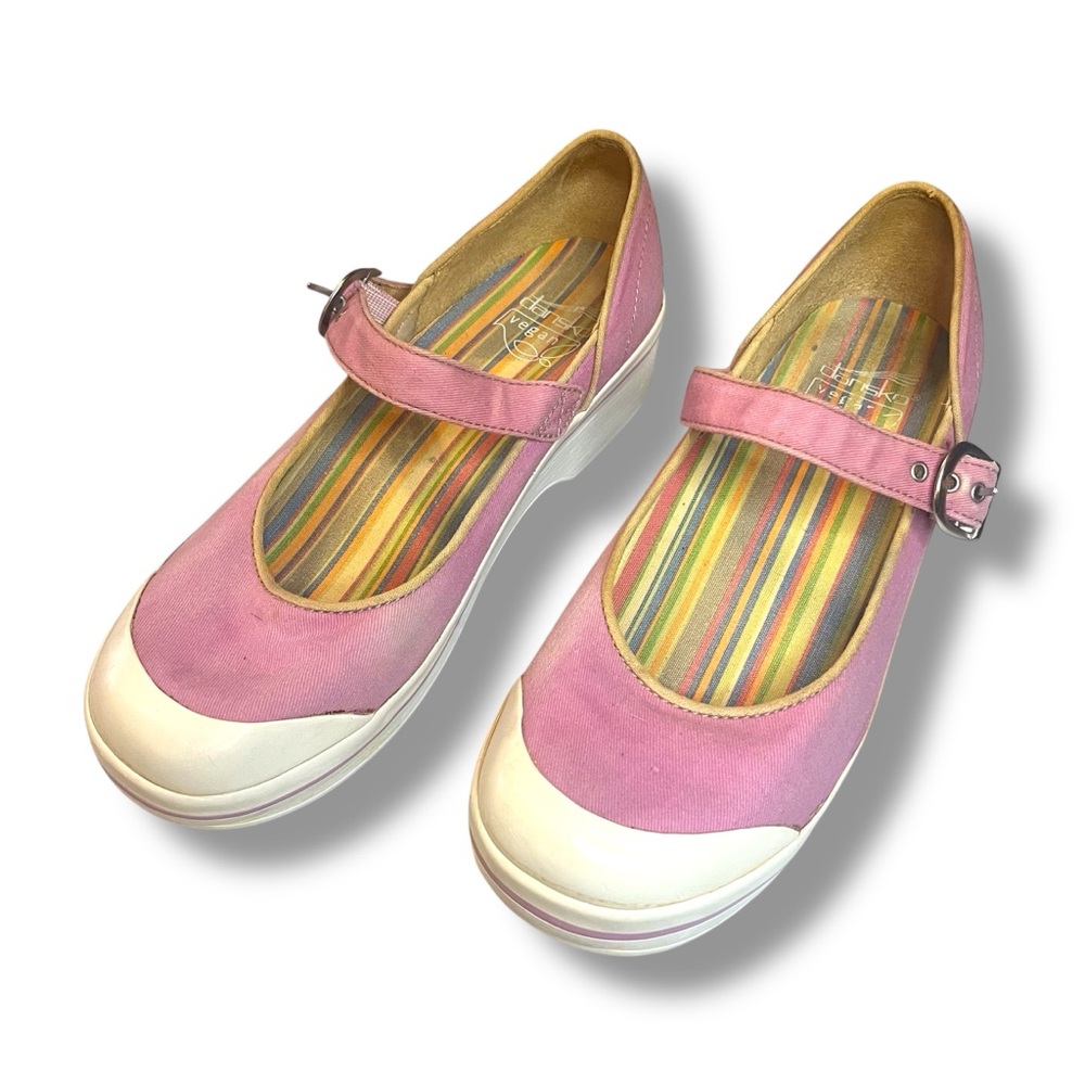 Dansko Pink Mary Jane Slip Resistant Shoes-Size 8.5/39 - Picture 2 of 7